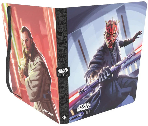 Gamegenic Star Wars Unlimited 18-Pocket Album - Qui-Gon Jinn/Darth Maul