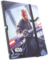 Gamegenic Star Wars Unlimited 18-Pocket Album - Qui-Gon Jinn/Darth Maul