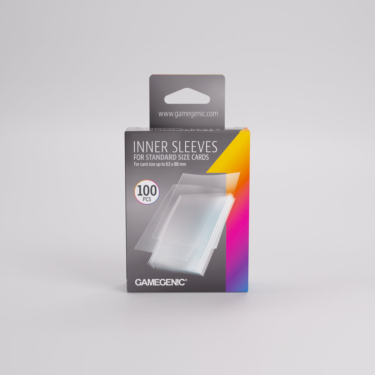 Gamegenic Inner Card Sleeves (64mm x 89mm) (100 Sleeves Per Pack)