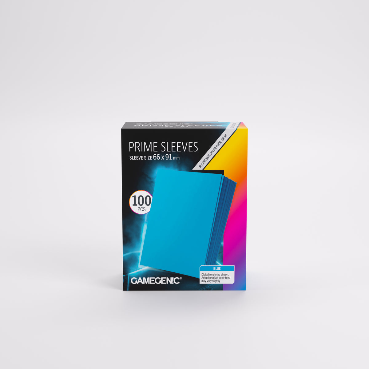 Gamegenic Prime Card Sleeves Blue (66mm x 91mm) (100 Sleeves Per Pack)