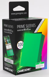Gamegenic Prime Card Sleeves Green (66mm x 91mm) (100 Sleeves Per Pack)