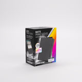 Gamegenic Matte Prime Card Sleeves Black (66mm x 91mm) (100 Sleeves Per Pack)