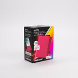 Gamegenic Matte Prime Card Sleeves Red (66mm x 91mm) (100 Sleeves Per Pack)