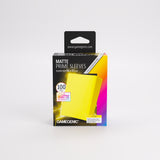Gamegenic Matte Prime Card Sleeves - Yellow (66mm x 91mm) (100 Sleeves Per Pack)