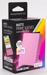 Gamegenic Matte Prime Card Sleeves Pink (66mm x 91mm) (100 Sleeves Per Pack)