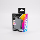 Gamegenic Matte Prime Card Sleeves Dark Gray (66mm x 91mm) (100 Sleeves Per Pack)
