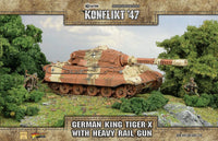 Konflikt ’47 King Tiger-X with heavy rail gun