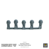US Heavy Infantry Gas Mask Helmet Sprue