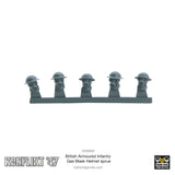 British Armoured Infantry Gas Mask Helmet Sprue