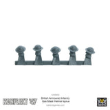British Armoured Infantry Gas Mask Helmet Sprue