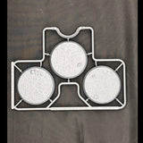 Wargames Atlantic: General Accoutrements - 50mm Textured Bases (3mm Bevel)
