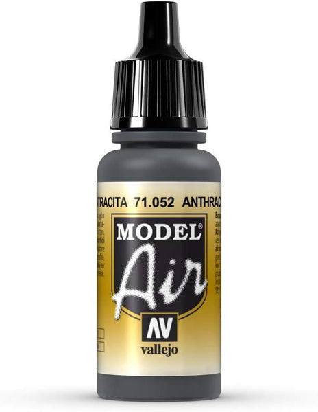 Vallejo 71052 Model Air Anthracite Grey 17 ml Acrylic Airbrush Paint