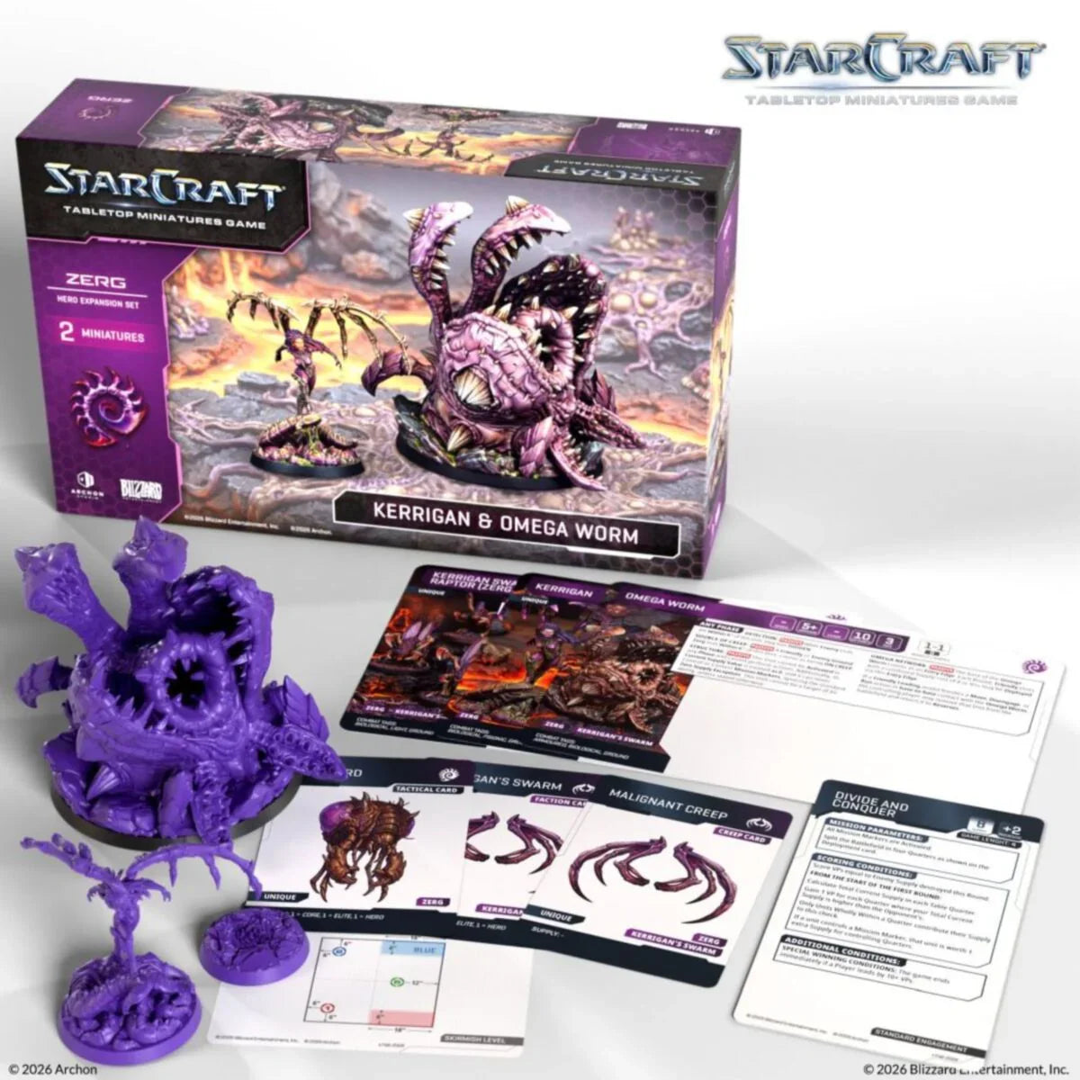 Starcraft Miniatures Games: Zerg - Kerrigan (Primal Kerrigan) - Hero Expansion Set - Pre-Order