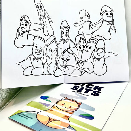 The Dick Sits - Coloring Book