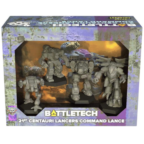 Battletech - 21st Centauri Lancers Command Lance - Pre-Order