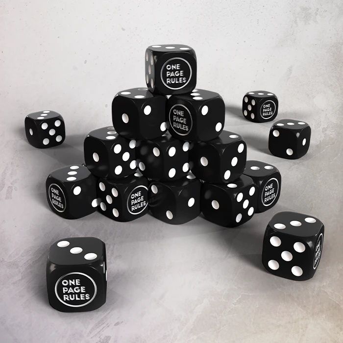 One page Rules - Dice Set 16mm Dice Set (20) - Pre-Order