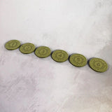 One page Rules - Grimdark Future - Metal Objective Markers (6)