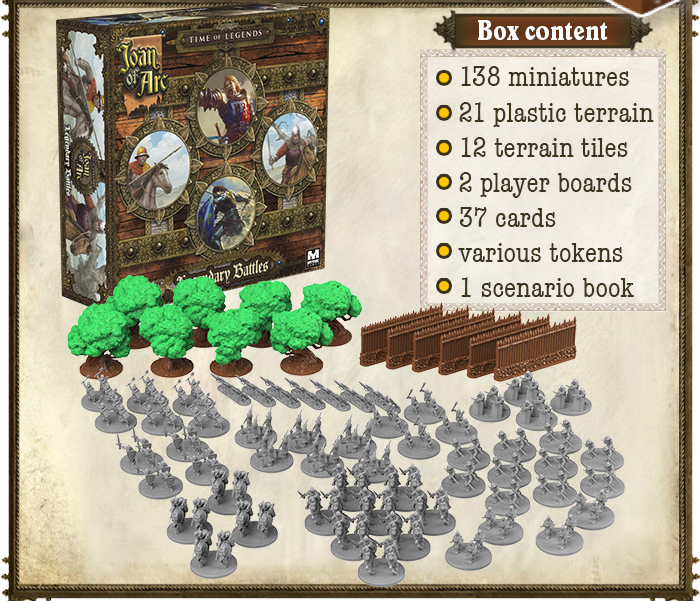 Time of Legends Joan of Arc Legendary Battles Expansion