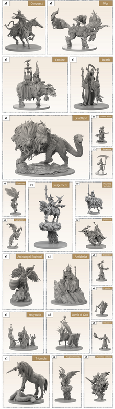 Time of Legends Joan of Arc Apocalypse. Extra Miniatures