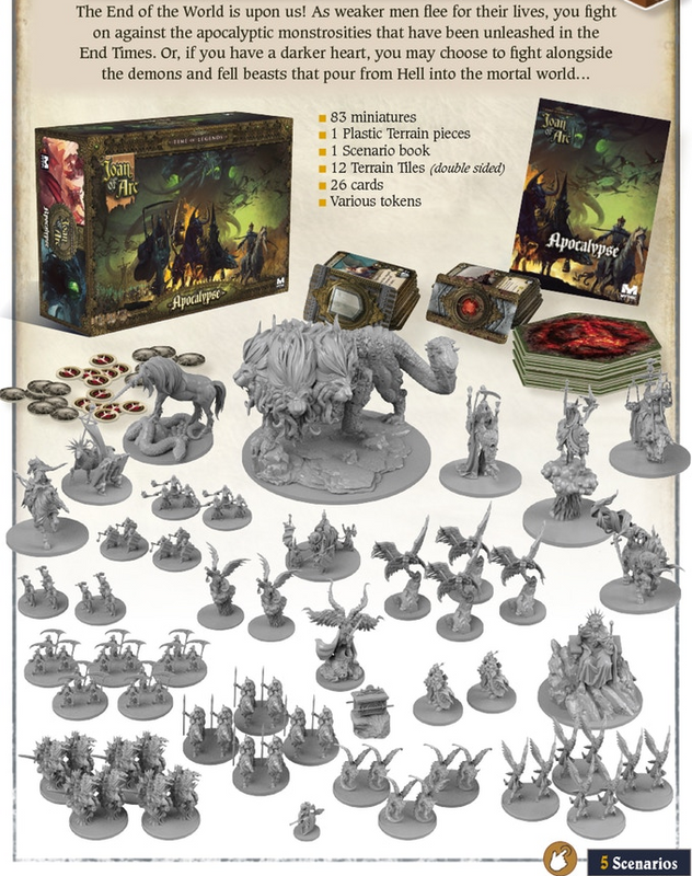 Time of Legends Joan of Arc Apocalypse. Extra Miniatures