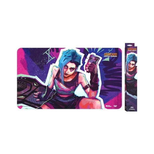 Riftbound: League of Legends  TCG – Playmat – Set One:  Origins – Jinx