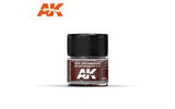 AK Interactive Real Colors - Acrylic Lacquer Paint 10ml bottle - ROT (Rotbraun) RED (Red Brown)RAL 8013