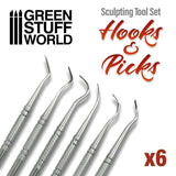 6x Hook and Pick tool Set - Gap Games