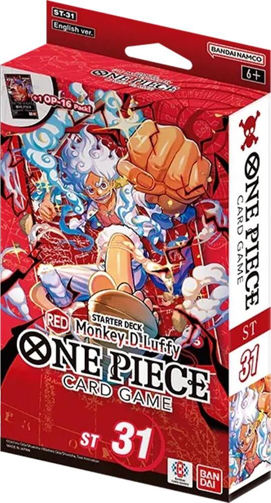 One Piece Card Game Starter Deck – Monkey.D.Luffy (Red) - ST-31
