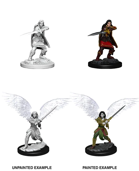 D&D Nolzurs Marvelous Unpainted Miniatures Female Aasimar Fighter