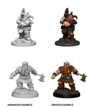 D&D Nolzurs Marvelous Unpainted Miniatures Male Dwarf Barbarian