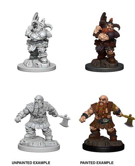 D&D Nolzurs Marvelous Unpainted Miniatures Male Dwarf Barbarian