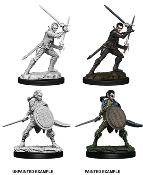 Pathfinder Battles Deep Cuts Female Elf Fighter