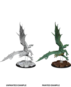 D&D Nolzurs Marvelous Unpainted Miniatures Young Green Dragon