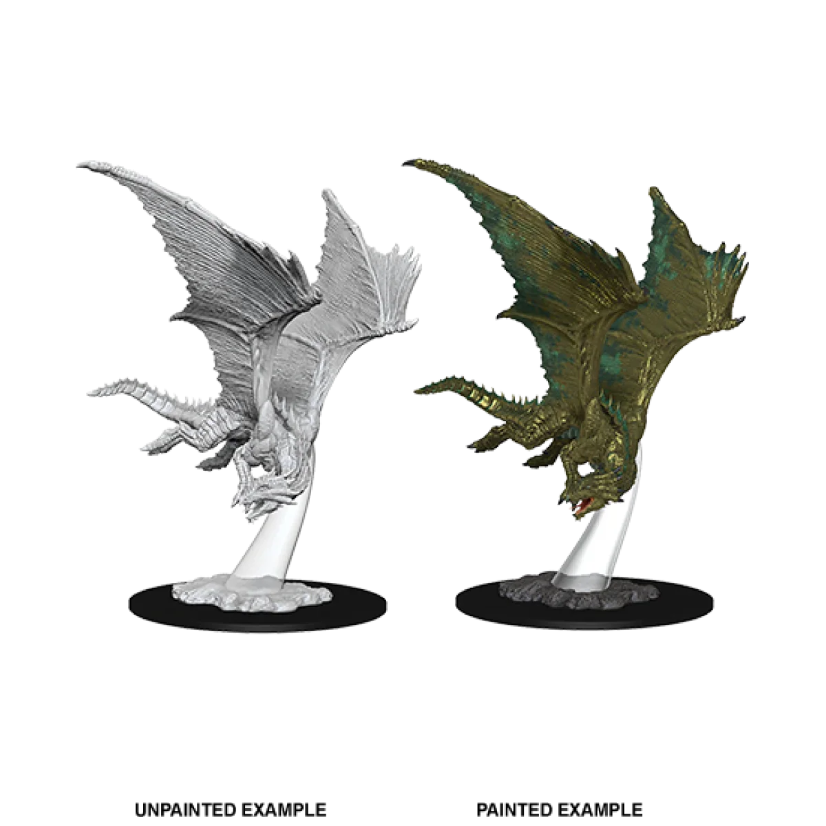 D&D Nolzurs Marvelous Unpainted Miniatures Young Bronze Dragon