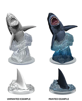 WizKids Deep Cuts Unpainted Miniatures Shark