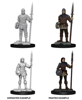 WizKids Deep Cuts Unpainted Miniatures Guards