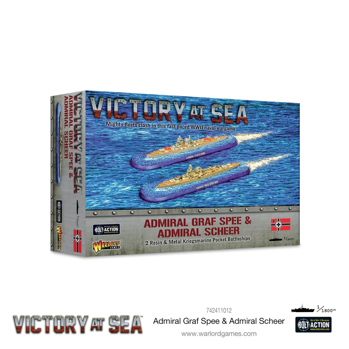 Warlord Games - Victory at Sea - Cruisers: Admiral Graf Spee & Admiral Scheer