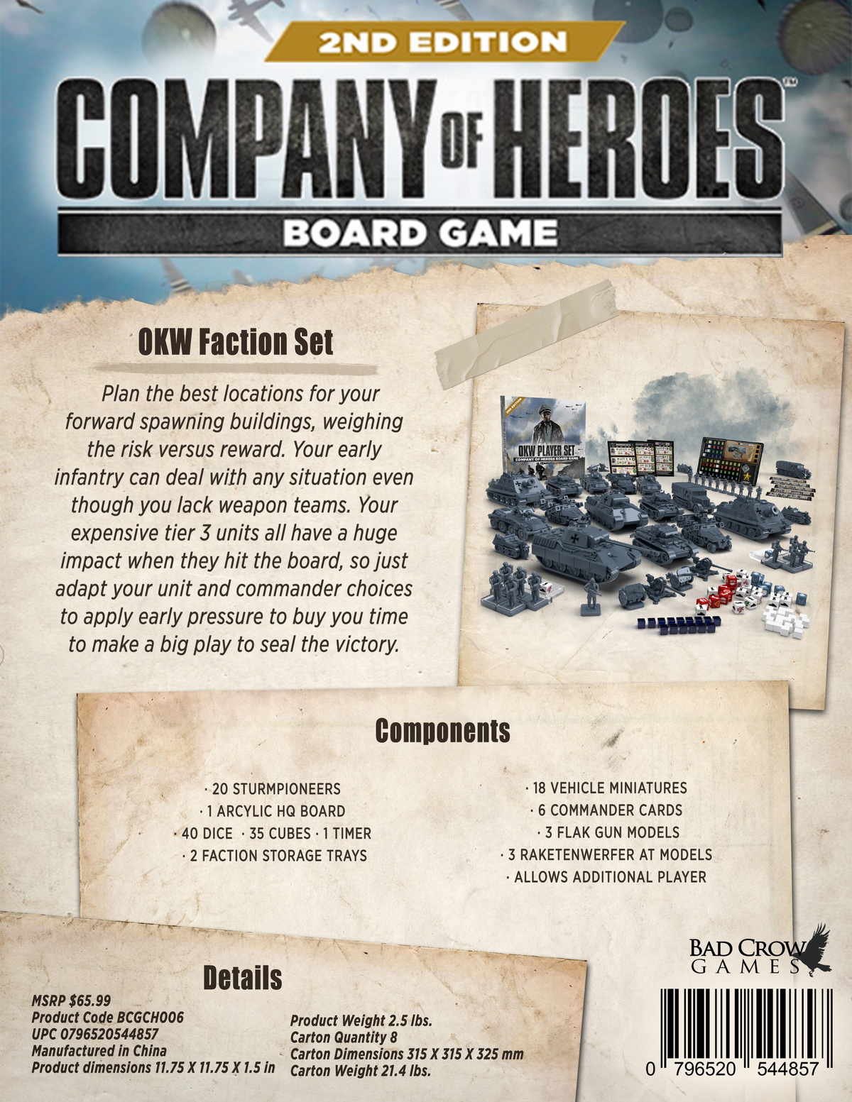 Company of Heroes (2nd Edition) OKW Player Set