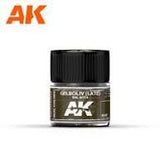 AK Interactive Real Colors - Acrylic Lacquer Paint 10ml bottle -GELBOLIV (LATE) RAL 6014