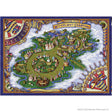 D&D Icons of the Realms The Domain of Prismeer and The Witchlight Carnival Wall Map