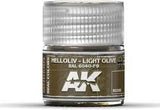 AK Interactive Real Colors - Acrylic Lacquer Paint 10ml bottle - HELLOLIV LIGHT OLIVE RAL 6040 -F9