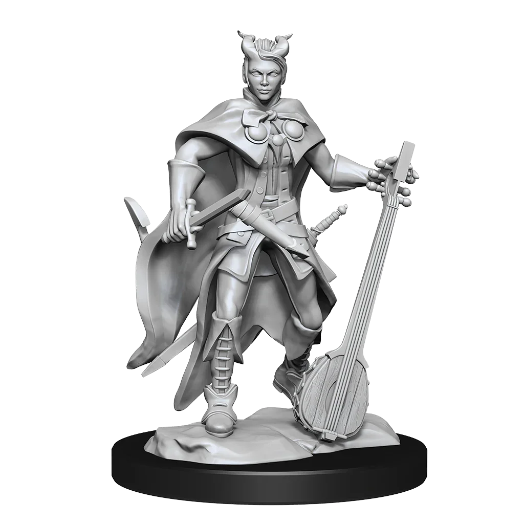 D&D Nolzurs Marvelous Unpainted Miniatures Tiefling Bard Female