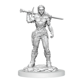 D&D Nolzurs Marvelous Miniatures Orc Fighter Female