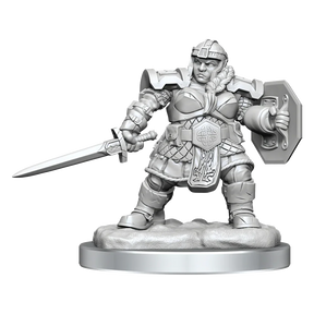 D&D Nolzurs Marvelous Unpainted Miniatures Dwarf Fighter Female