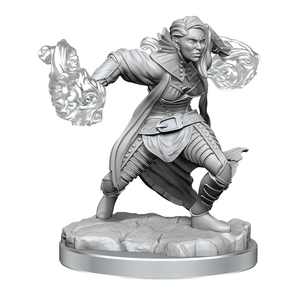 D&D Nolzurs Marvelous Miniatures Half-Elf Warlock
