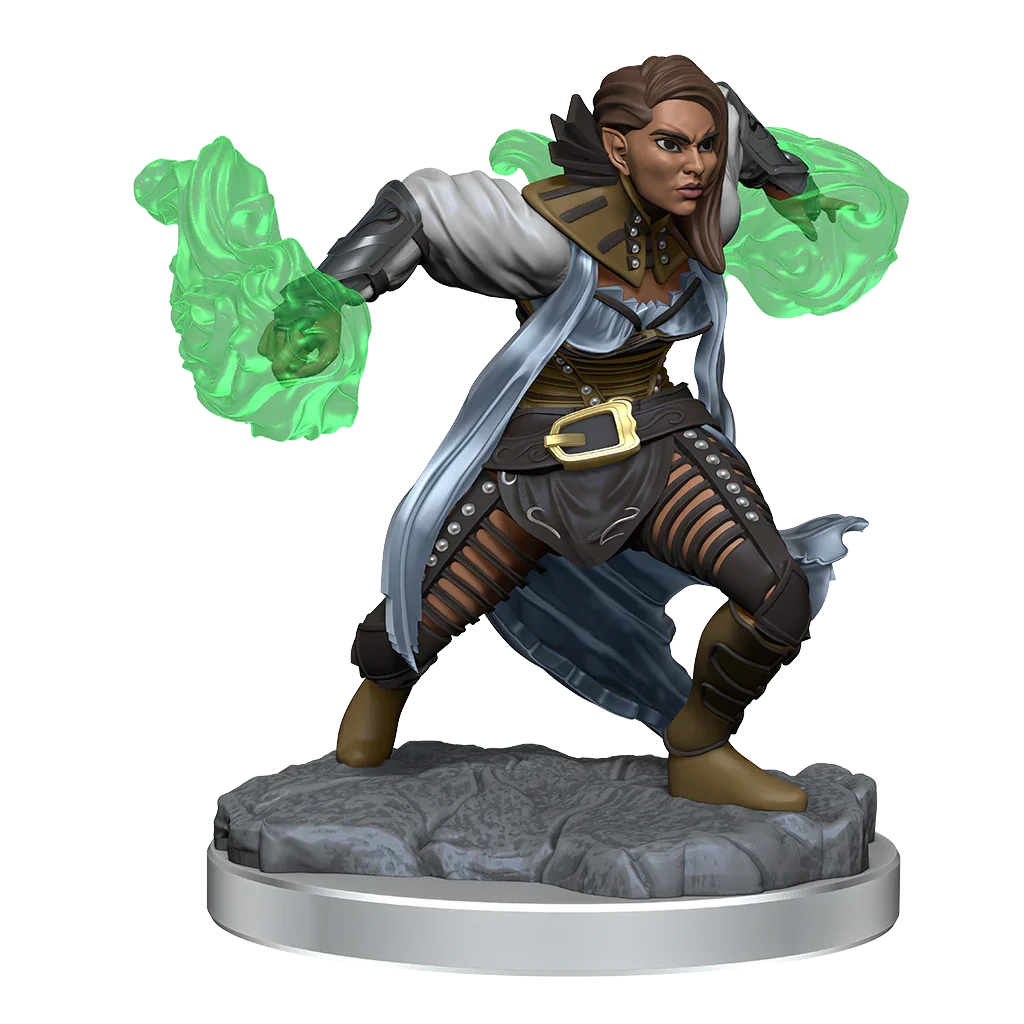 D&D Nolzurs Marvelous Miniatures Half-Elf Warlock