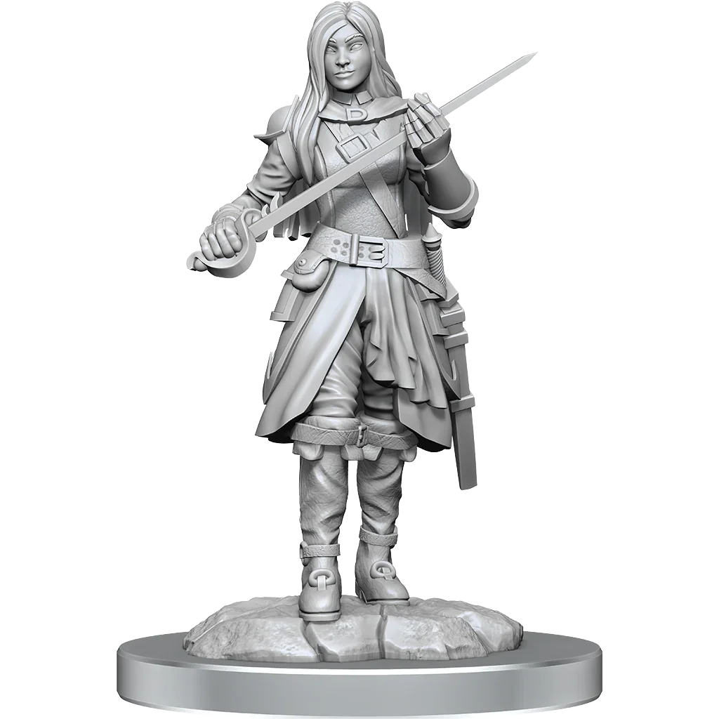 D&D Nolzurs Marvelous Unpainted Miniatures Half-Elf Rogue Female