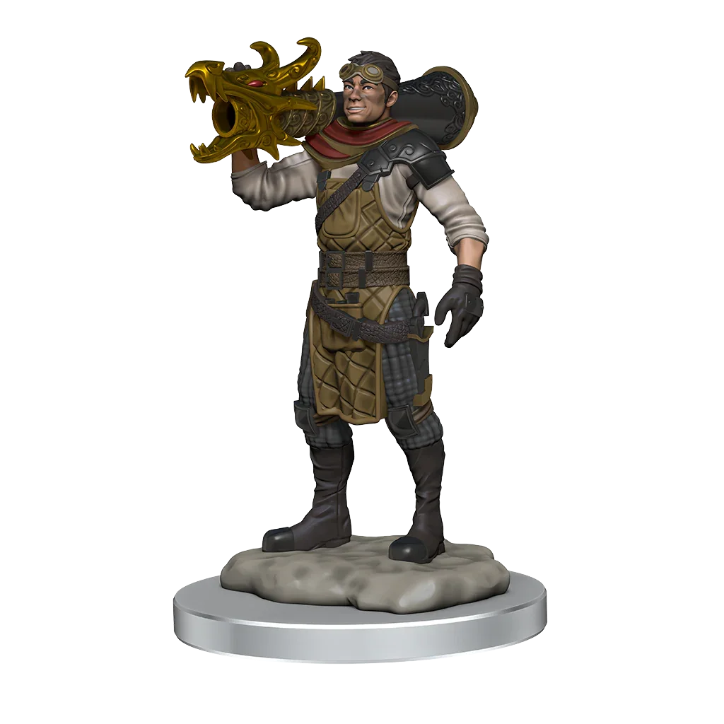 D&D Nolzurs Marvelous Miniatures Human Artificer & Human Apprentice