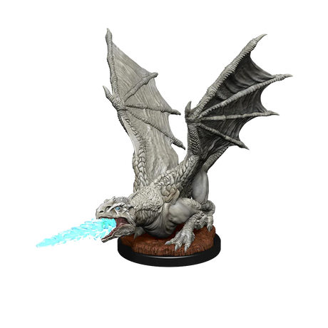D&D Nolzurs Marvelous Unpainted Miniatures White Dragon Wyrmling