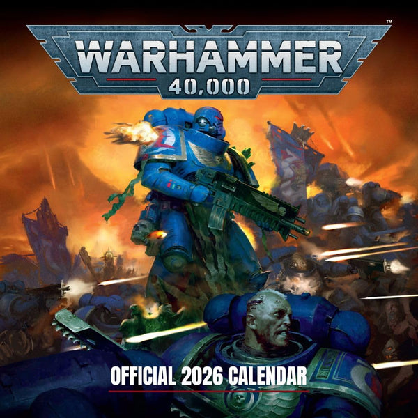 2026 Warhammer 40000 Wall Calendar